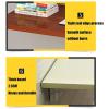 Folding Wall-Mounted Drop-Leaf Table,Small Fold Down Kitchen Table,Wall Hanging Folding Solid Wood Drop-Leaf Table,Wall Mounted Workbench,Heavy Duty Wall Mount Table,Computer Desk Trestle Desk view 3