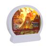 SIWEME Papercut Light Box, 3D Paper Carving Lamp, 3D Shadow Box Frame Night Light, USB Powered Creative Decorative Mood Light Table Lamps (fushihui1) view 1