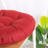 vctops 20" Round Bar Stool Cushion, Linen Fabric and Thick Padding, Comfortable Sitting for Round Wooden/Metal Stools Wine Red view 4