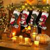 Dreampark Christmas Stockings 4 Pack 18" Big Xmas Stockings Decoration - Santa Snowman Reindeer Penguin Family Stockings for Home Decor Set of 4 view 2