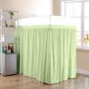 Dorm Room Bed Skirt - Extended Dorm Bed Skirt Long Bed Skirt 100% Egyptian Cotton 400-Thread-Count College Dorm Bed Skirt - Sage, Twin XL/42 Drop view 1