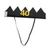 BESTOYARD 1pc Crown Birthday Hat Photo Booth Props Men Caps Men Birthday Headbands Birthday Cap Glitter Birthday 40th Birthday Men Witch Hat Woman Accessories Non-woven Fabric Princess view 1