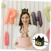 BESTOYARD 1pc Crown Birthday Hat Photo Booth Props Men Caps Men Birthday Headbands Birthday Cap Glitter Birthday 40th Birthday Men Witch Hat Woman Accessories Non-woven Fabric Princess view 4