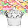 Alvinlite Wedding Candy Boxes Crown Shape Box Wedding Favor Party Plastic Wedding Favor Party 12PCS (Transparent) view 2