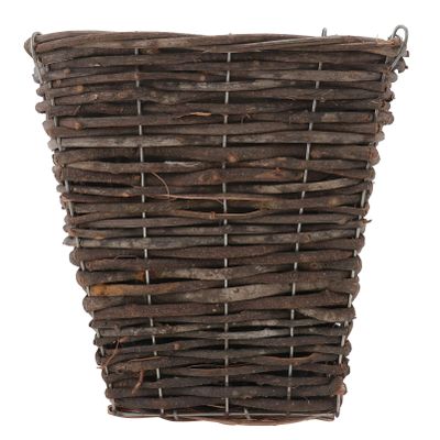 Cabilock 1pc Rattan Flower Basket for Indoor and Outdoor Garden Decor Woven Floral Container for Green Plants and Arrangements and Stylish Design