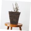 Cabilock 1pc Rattan Flower Basket for Indoor and Outdoor Garden Decor Woven Floral Container for Green Plants and Arrangements and Stylish Design view 4