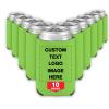 10 PCS Custom Beer Can Cooler Sleeves Bulk Personalized Insulated Beverage Bottle Holder with Logo Image Text for Wedding Birthday Party view 1