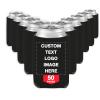 50 PCS Custom Beer Can Cooler Sleeves Bulk Personalized Insulated Beverage Bottle Holder with Logo Image Text for Wedding Birthday Party view 1