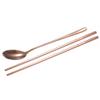 Chopsticks Spoon Set 2Pcs Soup Spoons Stainless Steel Chopsticks Spoons Korean Style Cutlery Chopstick Spoon Set Gift(Pale_Pink) view 1