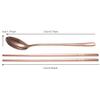 Chopsticks Spoon Set 2Pcs Soup Spoons Stainless Steel Chopsticks Spoons Korean Style Cutlery Chopstick Spoon Set Gift(Pale_Pink) view 4