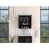 Tuhome Jaspe Mirror Cabinet with Three Internal Shelves, One Open Shelf, Double Door Cabinet, Elegant White Finish for Bathroom Storage view 4