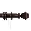 Bach Decorative Traverse Rod w/Rings 30-48 inch - Cocoa view 1