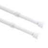7/16" Round Spring Tension Rod 18-28 inch, White view 4