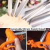 AUNMAS 45Pcs Carving Tool Set, Portable Vegetable Fruit Food Garnishing Cutting Slicing Peeling Culinary Garnish Tools Kit for Home Kitchen view 3