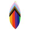 Progress Pride Flag Intersex, Pride Flag Throw Pillow view 2