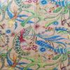 100% Cotton Ethnic Kantha Bird Bohemian Throw Bedspread Decor Peacock Printed Handmade Coverlet Blanket Quilt (Beige, Twin 60"x90" with Sham Covers) view 2