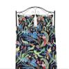 100% Cotton Ethnic Kantha Bird Bohemian Throw Bedspread Decor Peacock Printed Handmade Coverlet Blanket Quilt (Black, Twin 60"x90" with Sham Covers) view 1
