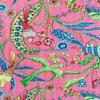100% Cotton Ethnic Kantha Bird Bohemian Throw Bedspread Decor Peacock Printed Handmade Coverlet Blanket Quilt (Pink, King 90"x108" with Sham Covers) view 2