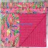 100% Cotton Ethnic Kantha Bird Bohemian Throw Bedspread Decor Peacock Printed Handmade Coverlet Blanket Quilt (Pink, King 90"x108" with Sham Covers) view 4
