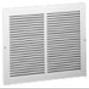 Swivel 375W12X6 White Baseboard Return Grille, 12 x 6 in view 1