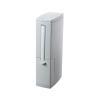 2 in 1 Narrow Strip Trash Can, Bathroom Wast Bin with Toilet Brush, The Liner Can Be Withdrawn Garbag Bin for Office Kitchen Bedroom (Color : Grey) view 1