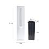 2 in 1 Narrow Strip Trash Can, Bathroom Wast Bin with Toilet Brush, The Liner Can Be Withdrawn Garbag Bin for Office Kitchen Bedroom (Color : Grey) view 3