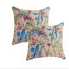 100% Cotton Ethnic Kantha Bird Bohemian Throw Bedspread Decor Peacock Printed Handmade Coverlet Blanket Quilt (Beige, King 90"x108" with Sham Covers) view 3