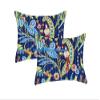 100% Cotton Ethnic Kantha Bird Bohemian Throw Bedspread Decor Peacock Printed Handmade Coverlet Blanket Quilt (Blue, King 90"x108" with Sham Covers) view 3
