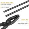 Blacksmith 15 Wolf Jaw Tongs and Hammer Tool Set Essential Tools for Blacksmith Bladesmith Forge view 4