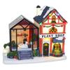 Christmas Village Plant Shop Tabletop Display - Pre-lit LED Musical Snow Village - Perfect Addition to Your Christmas Indoor Decorations & Holiday Collections view 1