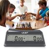 LEAP Chess Clock Digital Chess Timer Advanced for Board Game and Chess Timer with 9921 Updated Byo-yomi Bonus & Delay Count Down up Alarm Grey view 4