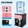 Hot and Cold Water Dispenser, Top Loading Water Cooler Dispenser, Desktop Electric Water Dispenser for 1 to 5 Gallon Bottles 110V 500W view 4