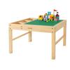 Papablic 2 in 1 Kid Activity Table with Large Storage for Older Kids Compatible with Lego Building Block for Boys Girls view 1