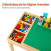 Papablic 2 in 1 Kid Activity Table with Large Storage for Older Kids Compatible with Lego Building Block for Boys Girls view 3