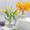 1pc Creative Glass Flower Vase for Hydroponic Arrangements Transparent Decorative Desktop Container for Home and Wedding Centerpieces for Flower Vessel Decor view 4
