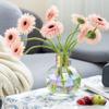 1pc Decorative Glass Flower Vase for Hydroponic Arrangements Transparent Desktop Centerpiece for Home Weddings and Parties Stylish Flower Vessel and Ornament view 2