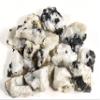 30PCS Rainbow Moonstone w/Black Tourmaline Rough Stones Natural Sparkling Feldspar Gemstone Crystal Mineral Raw Specimens - India view 1