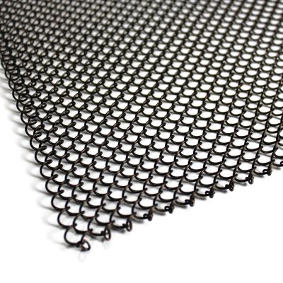 Midwest Hearth Fireplace Screen Mesh Curtain 33" High (Made in USA) Two 24" Wide Panels (Antique Bronze)