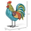 Abbott Collection 27-GALLO-220 Large Tall Colorful Rooster, Multi, 13.5"H view 4