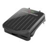 George Foreman Compact 2-Serving Electric Indoor Grill and Panini Press for 12 People, Classic Plates, Black view 1