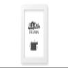 US Art 7x22 Chalk White Flat 1-Inch, Smooth Wrapped Finish Wood Composite Wall Decor Picture Poster Frame view 2
