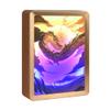 SIWEME Shadow Box Light,Mythical Beast,The Loong Fly in Sky,Phoenix Nirvana,Colorful ABS Frame,Environmentally Special Paper (gold1) view 2