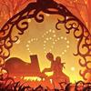 RSLIPIN Birthday Gift 3D Paper Carving Lamp Papercut Light Boxes Piano Paper Sculpture Night Light for Kids Friends Pianists LED Shadow Box for Christmas Home Decorations (Gold) view 4