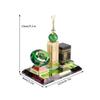 Muslim Kaaba Clock Tower Model, 4.7 * 3.1 * 5.1in Practical Islamic Architecture Handicrafts Islamic Home Decor for Souvenirs Home Desktop Decoration Festival Gift Art view 3