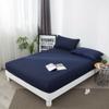 XSlive King Fitted Sheet Only,Waterproof Breathable Fitted Sheet Bed Cover,Deep Pocket Up to 12 Inch,Wrinkle Resistant,Non-Slip,Snug Fit for Mattress (Navy,King) view 1