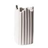 Ceramic Joe Creative Irregular Art Vase Handmade Home Restaurant Flower Arrangement Decor (White-10in) view 1