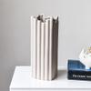Ceramic Joe Creative Irregular Art Vase Handmade Home Restaurant Flower Arrangement Decor (White-10in) view 2