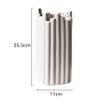 Ceramic Joe Creative Irregular Art Vase Handmade Home Restaurant Flower Arrangement Decor (White-10in) view 3