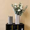 Ceramic Joe Creative Irregular Art Vase Handmade Home Restaurant Flower Arrangement Decor (White-10in) view 4