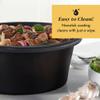 Crock Pot 7-qt Nonstick Ceramic Coating Cook & Carry Programmable Easy-Clean Slow Cooker Stainless Steel view 2